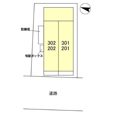 ナチュラルフロント　住居（202） エントランス