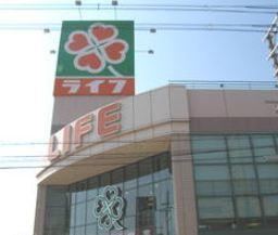 ライフ堂島大橋店：529m