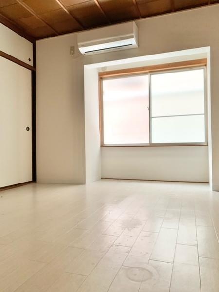 大阪市東住吉区田辺アパート リビング