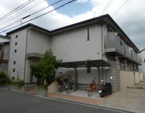 大阪市東住吉区住道矢田アパート 外観