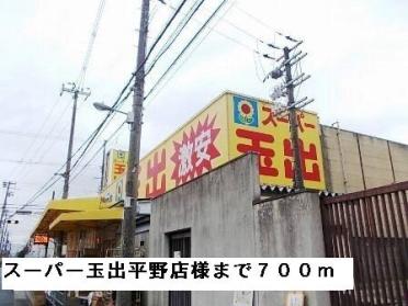 スーパー玉出平野店様：700m