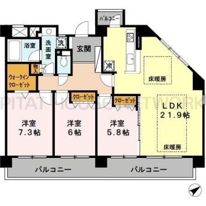  間取り図写真