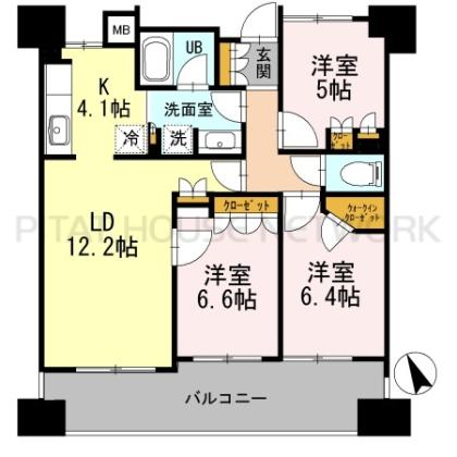  間取り図写真