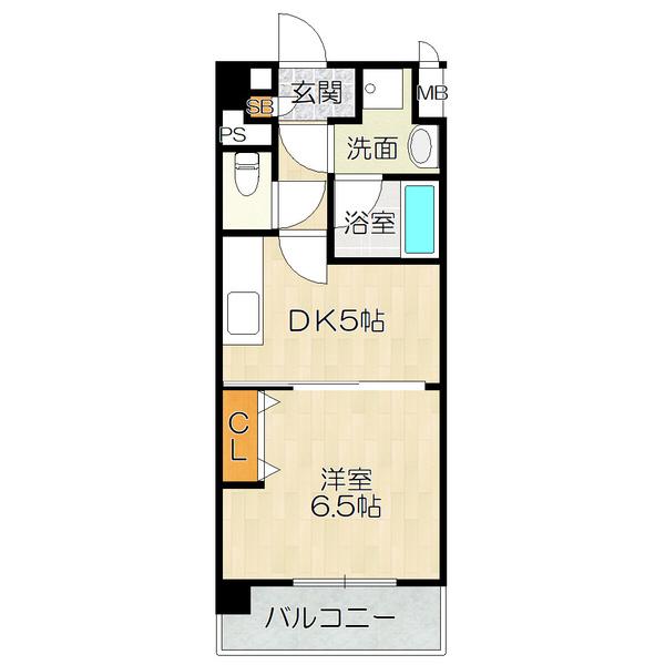 大阪市淀川区木川西マンション 間取り図画像