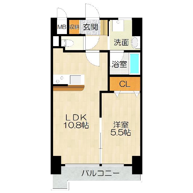 堺市堺区北三国ヶ丘町マンション 間取り図画像