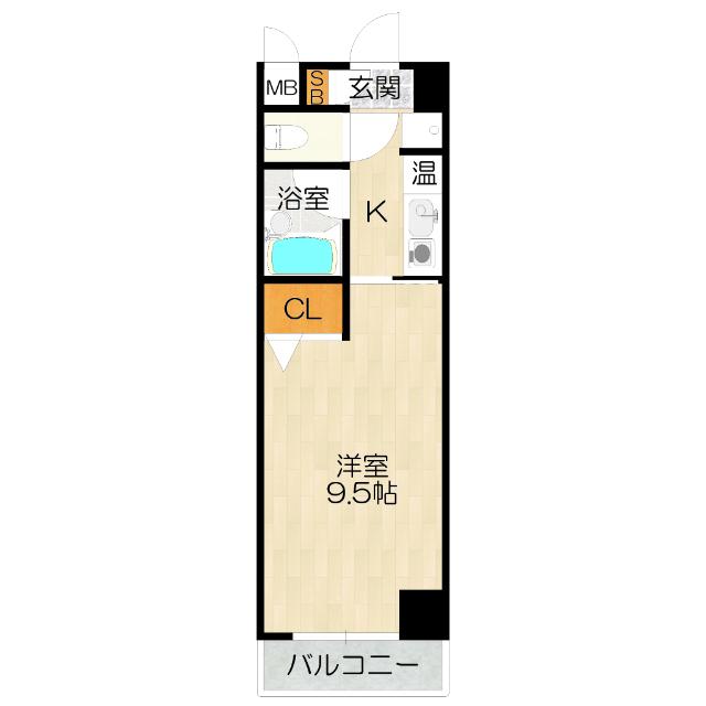 大阪市旭区太子橋マンション 間取り図画像