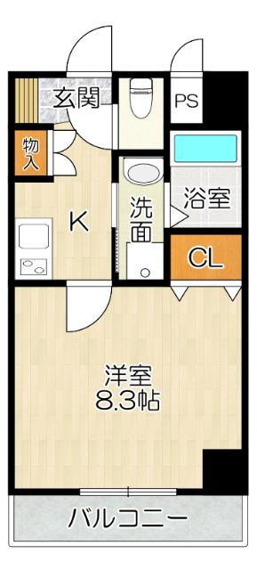 大阪市淀川区野中南マンション 間取り図画像
