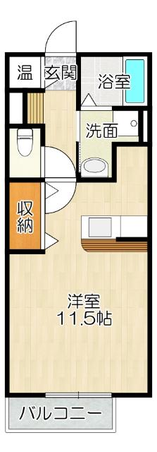 堺市堺区宿屋町西アパート 間取り図画像
