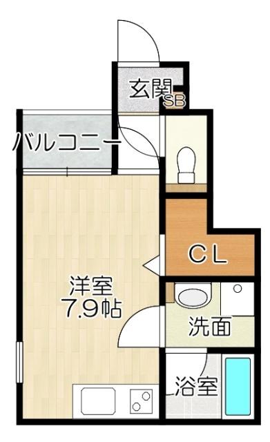大阪市城東区諏訪アパート 間取り図画像