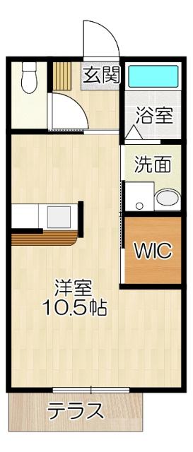 大阪市東淀川区大桐アパート 間取り図画像