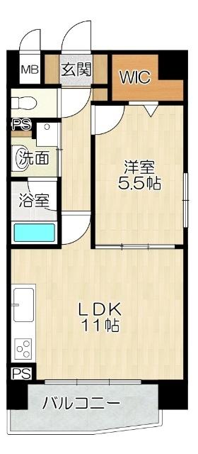 大阪市城東区新喜多マンション 間取り図画像