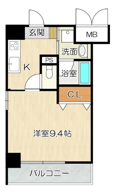 大阪市福島区福島マンション 間取り図画像