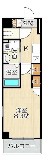 大阪市城東区野江マンション 間取り図画像