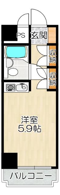 大阪市福島区福島マンション 間取り図画像