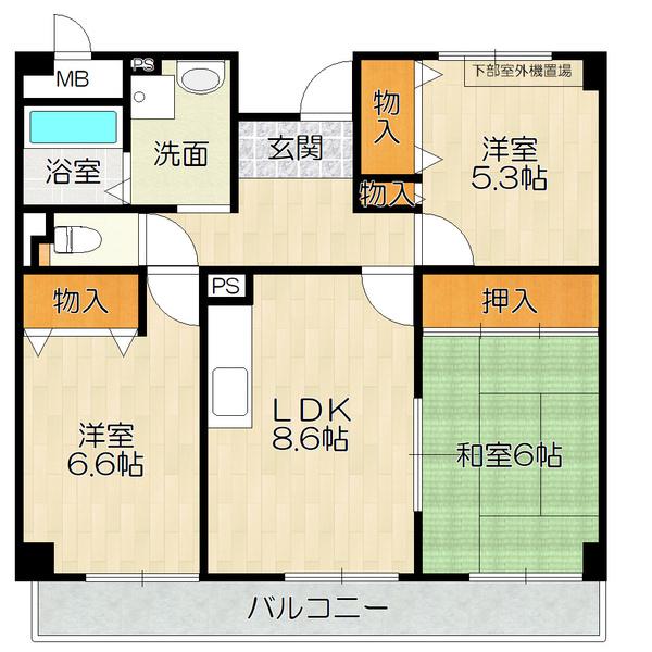  間取り図写真