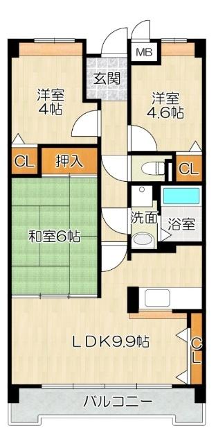  間取り図写真
