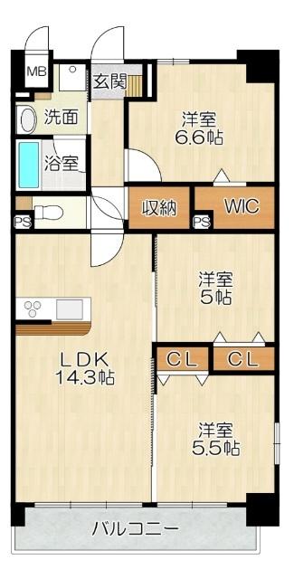  間取り図写真