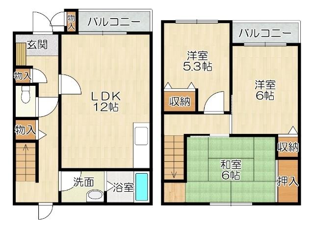  間取り図写真