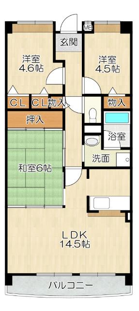 間取り図写真