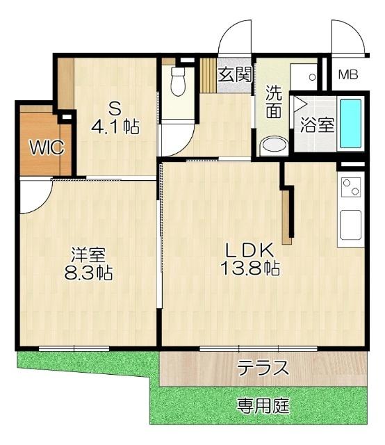  間取り図写真