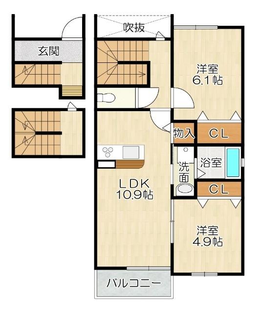  間取り図写真