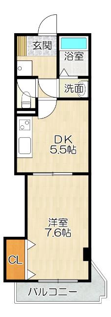 大阪市鶴見区茨田大宮マンション 間取り図画像