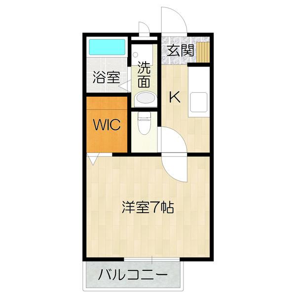 大阪市生野区巽中アパート 間取り図画像