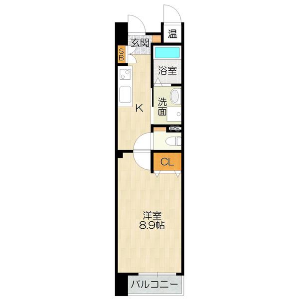 大阪市福島区福島マンション 間取り図画像