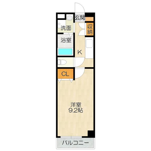 大阪市東住吉区矢田マンション 間取り図画像