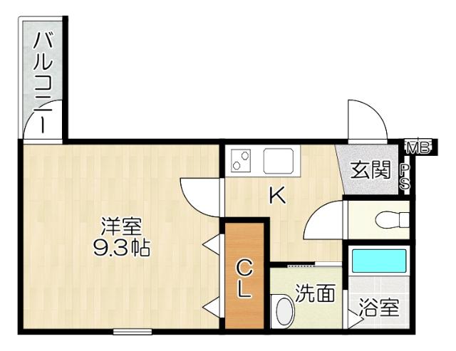 大阪市東淀川区北江口アパート 間取り図画像