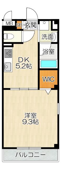 大阪市鶴見区今津南マンション 間取り図画像