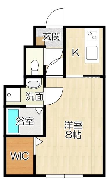 堺市北区東三国ヶ丘町アパート 間取り図画像