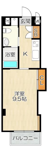 堺市堺区出島海岸通マンション 間取り図画像