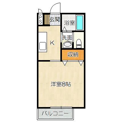 堺市西区浜寺石津町東アパート 間取り図画像