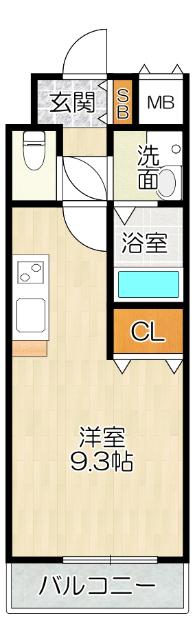 大阪市淀川区十三本町マンション 間取り図画像