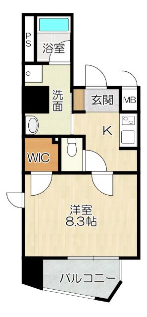 大阪市中央区森ノ宮中央マンション 間取り図画像