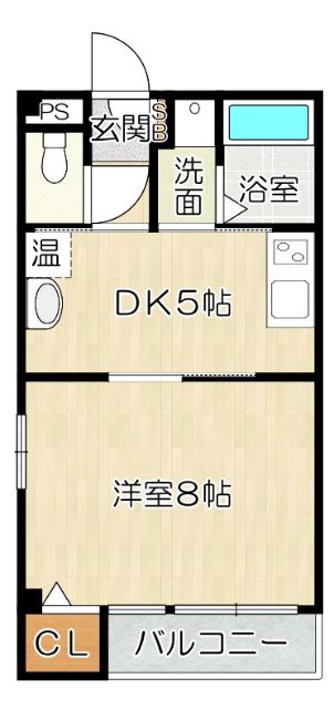 堺市北区中百舌鳥町マンション 間取り図画像
