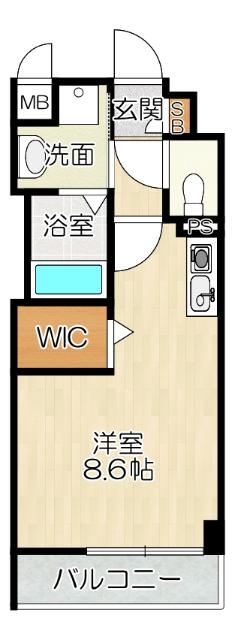 大阪市東淀川区上新庄マンション 間取り図画像