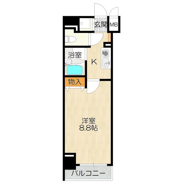 大阪市淀川区宮原マンション 間取り図画像