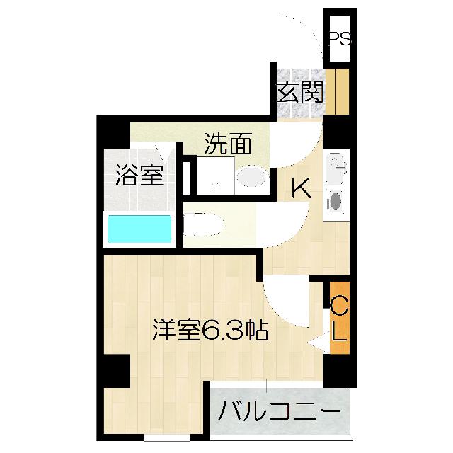 大阪市淀川区木川東マンション 間取り図画像
