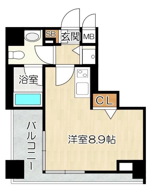 大阪市淀川区東三国マンション 間取り図画像