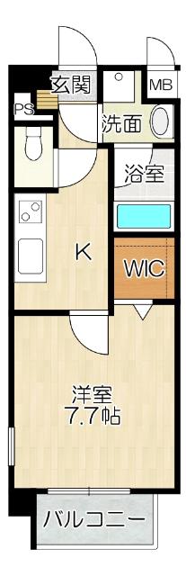 堺市西区鳳東町マンション 間取り図画像