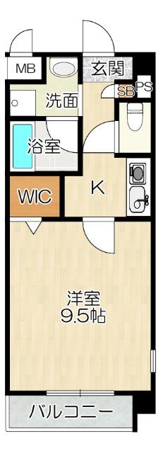 堺市北区東三国ヶ丘町マンション 間取り図画像