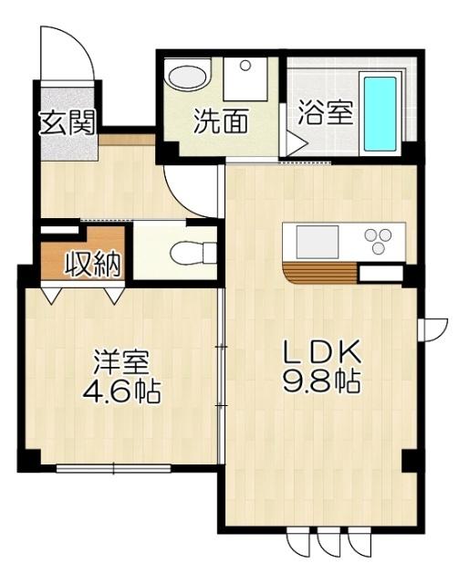 大阪市東成区大今里南マンション 間取り図画像