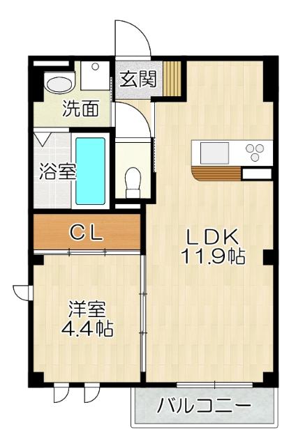 大阪市平野区加美東マンション 間取り図画像
