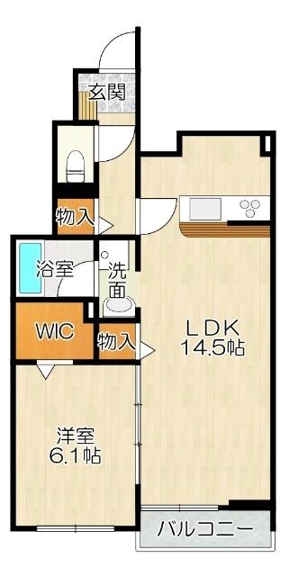 八尾市南本町アパート 間取り図画像
