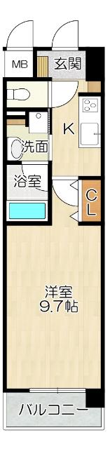 大阪市淀川区宮原マンション 間取り図画像