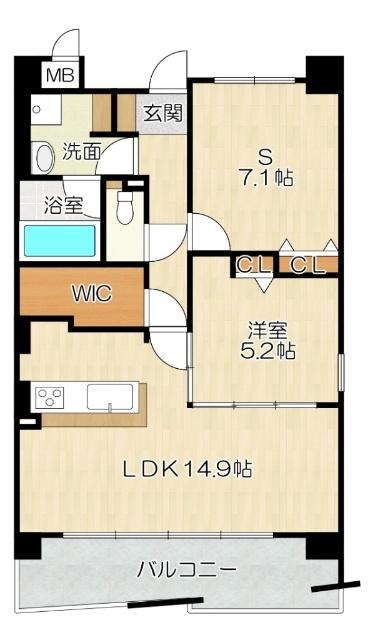 大阪市東淀川区菅原マンション 間取り図画像