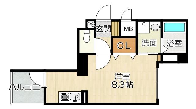 大阪市淀川区塚本マンション 間取り図画像