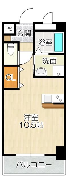 堺市北区百舌鳥梅町マンション 間取り図画像
